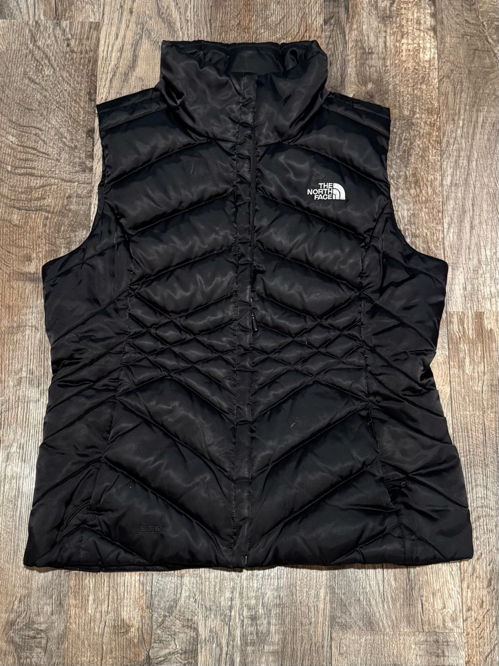 The North Face Black Down Women's Puffy Vest Medium